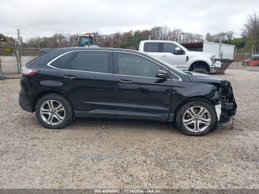 2018 Ford Edge Titanium VIN: 2FMPK4K8XJBB80182 Lot: 40868607