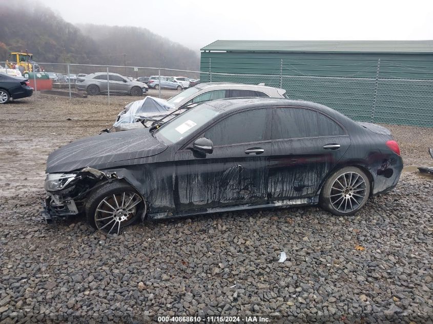 VIN 55SWF4KB4JU245562 2018 MERCEDES-BENZ C 300 4MATIC