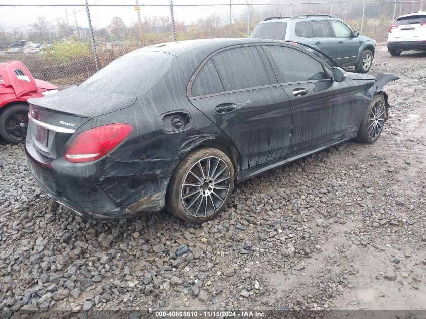 2018 Mercedes-Benz C 300 4Matic VIN: 55SWF4KB4JU245562 Lot: 40868610