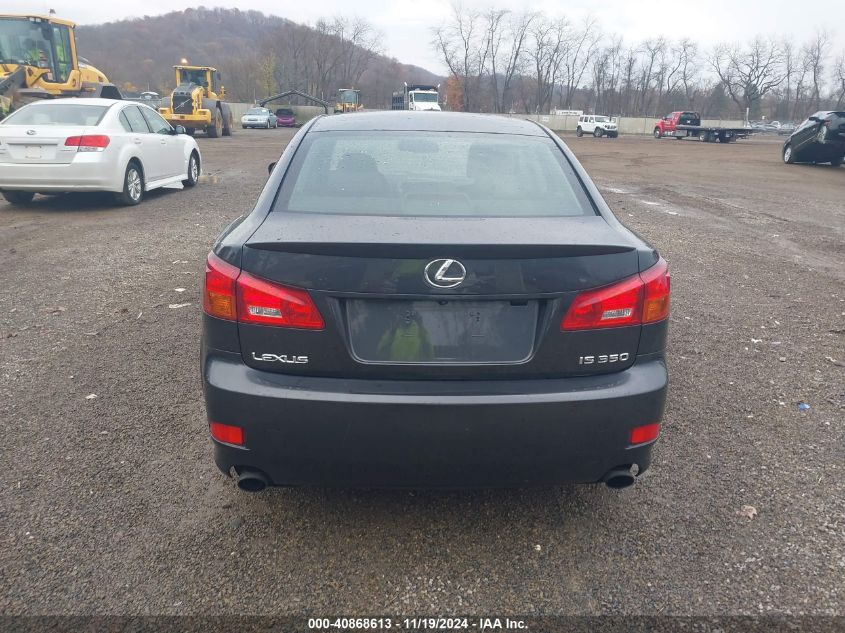 2006 Lexus Is 350 VIN: JTHBE262865008761 Lot: 40868613