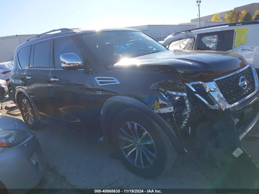 2020 Nissan Armada Sl 2Wd VIN: JN8AY2ND8L9112134 Lot: 40868635