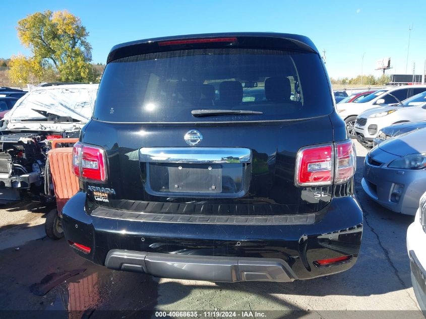 2020 Nissan Armada Sl 2Wd VIN: JN8AY2ND8L9112134 Lot: 40868635