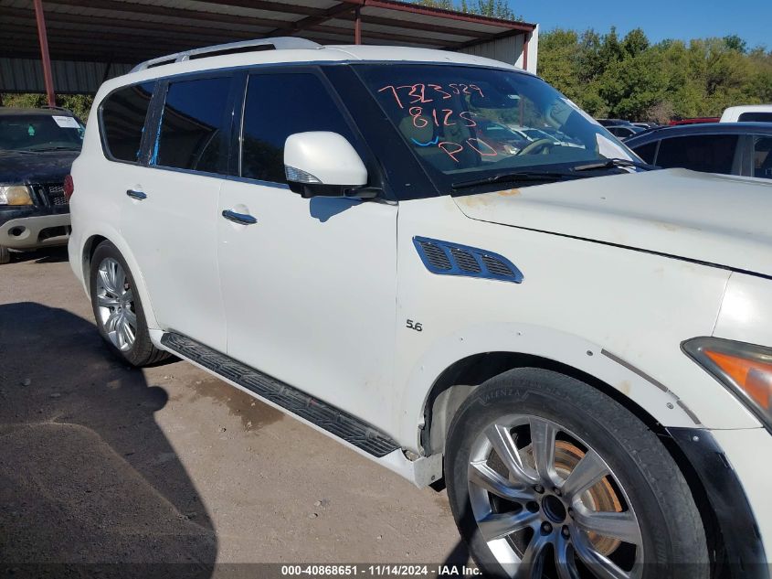 2014 Infiniti Qx80 VIN: JN8AZ2NF2E9551931 Lot: 40868651