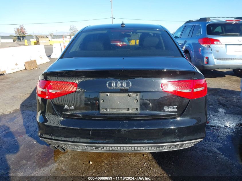 2015 Audi A4 2.0T Premium VIN: WAUBFAFL8FN027616 Lot: 40868659