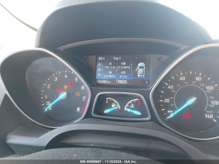 2019 FORD ESCAPE S - 1FMCU0F79KUA79536