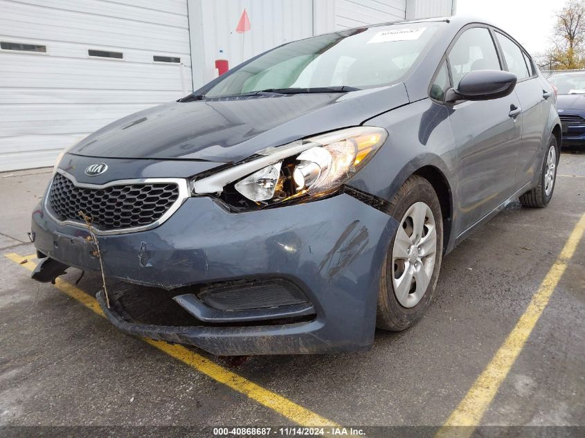 2016 Kia Forte Lx VIN: KNAFK4A67G5571199 Lot: 40868687