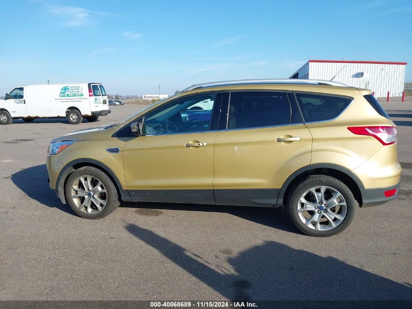 2014 Ford Escape Titanium VIN: 1FMCU9J9XEUD51142 Lot: 40868689