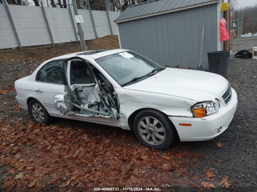 2004 Kia Optima Ex V6/Lx V6 VIN: KNAGD128845304243 Lot: 40868711