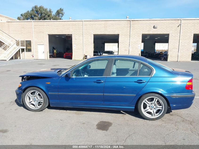 2002 BMW 330I I VIN: WBAEV534X2KM01918 Lot: 40868717