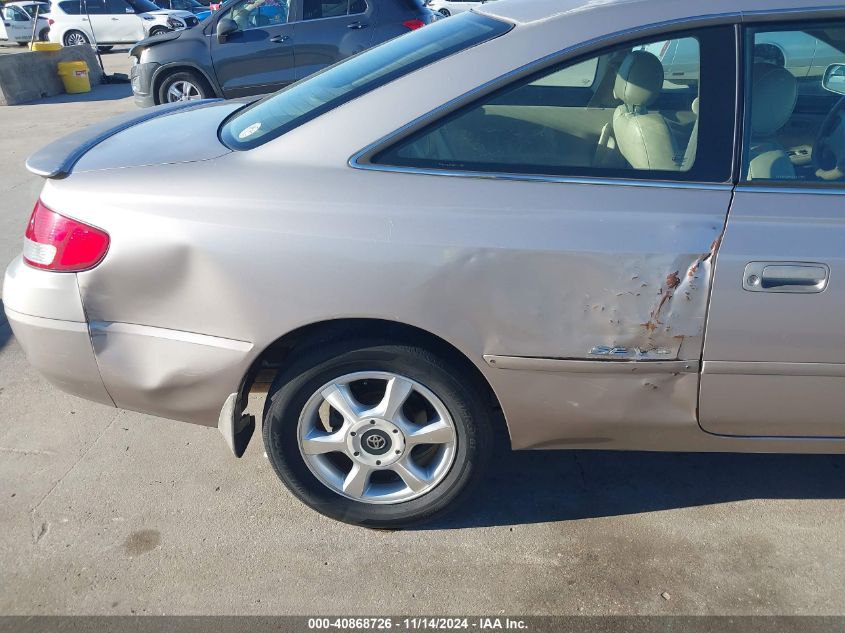 1999 Toyota Camry Solara Se V6 VIN: 2T1CF22PXXC117957 Lot: 40868726