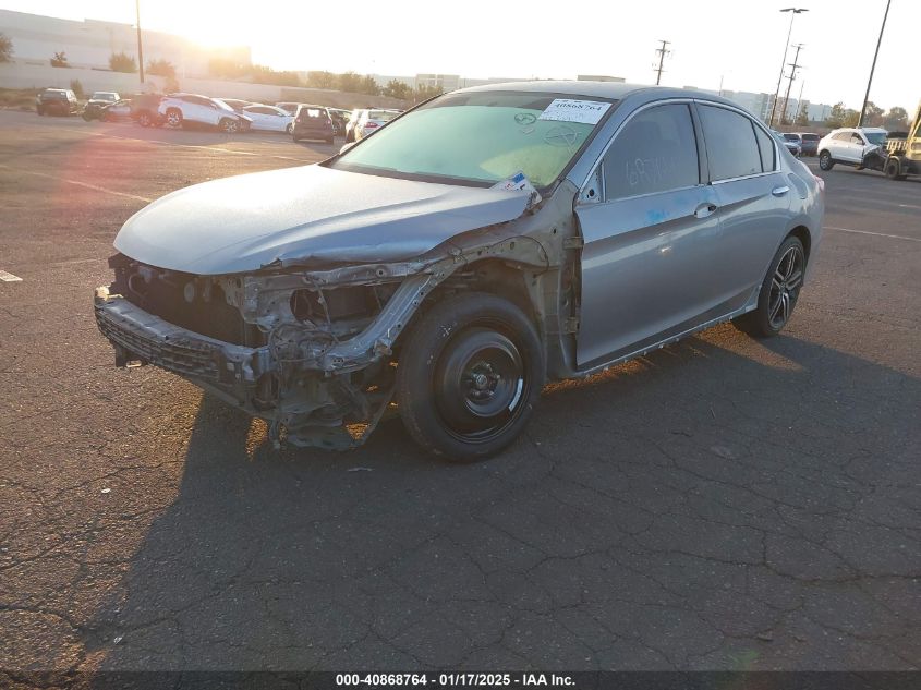 VIN 1HGCR2F13HA051787 2017 Honda Accord, Sport Se no.2