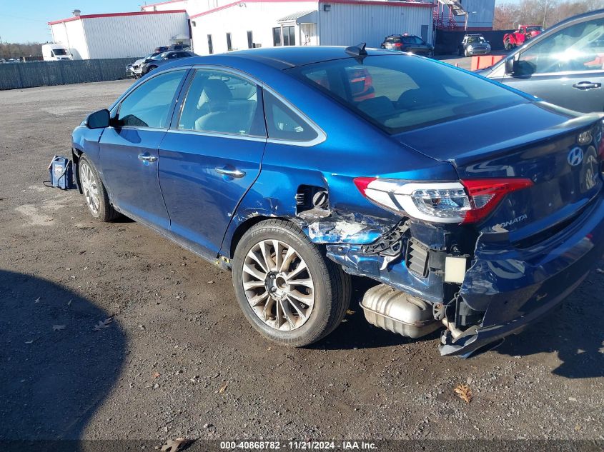 2015 Hyundai Sonata Limited VIN: 5NPE34AF7FH235739 Lot: 40868782