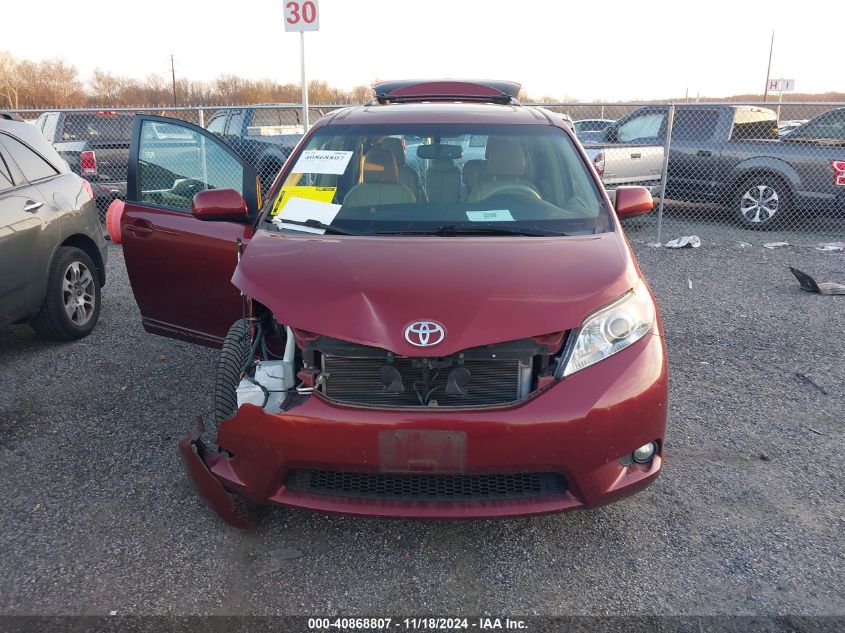 2013 Toyota Sienna Xle V6 8 Passenger VIN: 5TDYK3DC9DS346599 Lot: 40868807