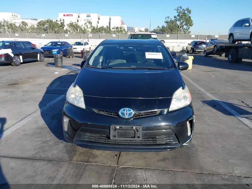 2013 Toyota Prius Three VIN: JTDKN3DU5D5598801 Lot: 40868824