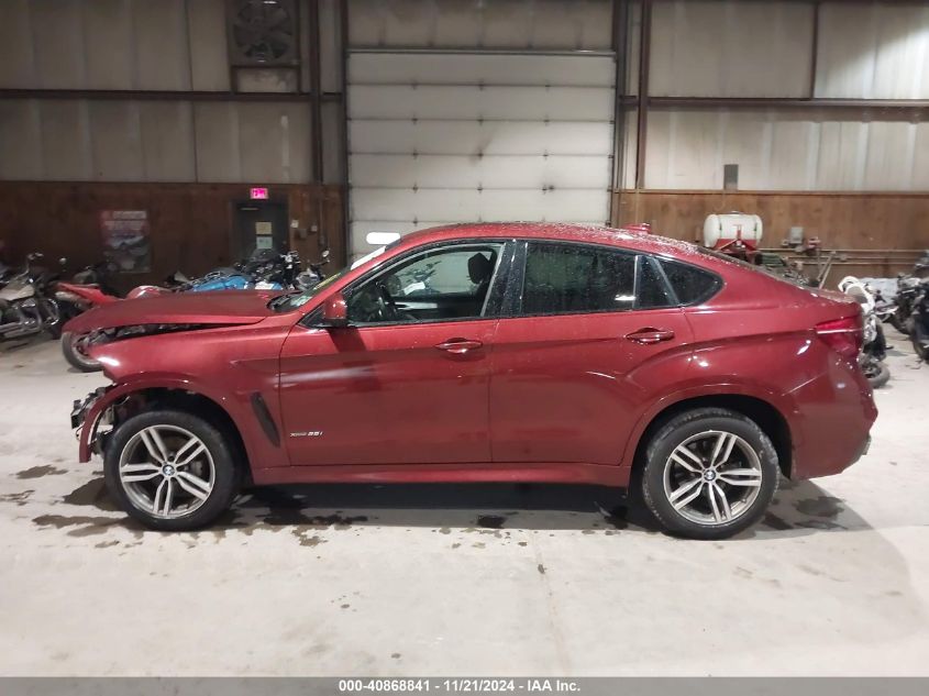 2017 BMW X6 xDrive35I VIN: 5UXKU2C53H0N84386 Lot: 40868841