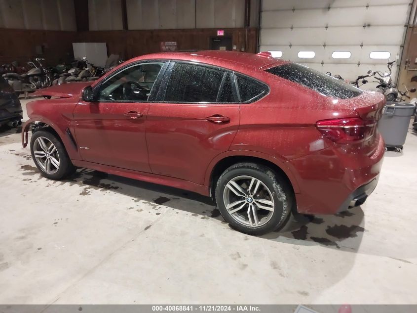 2017 BMW X6 xDrive35I VIN: 5UXKU2C53H0N84386 Lot: 40868841