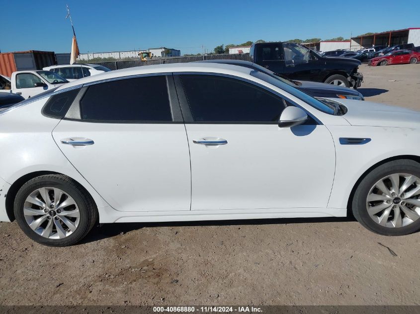 2016 Kia Optima Lx VIN: 5XXGT4L33GG061130 Lot: 40868880