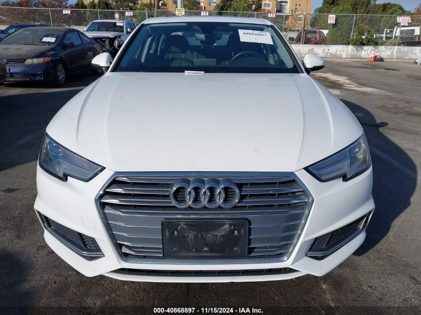 2019 AUDI A4 PREMIUM/TITANIUM - WAUGMAF4XKA047856