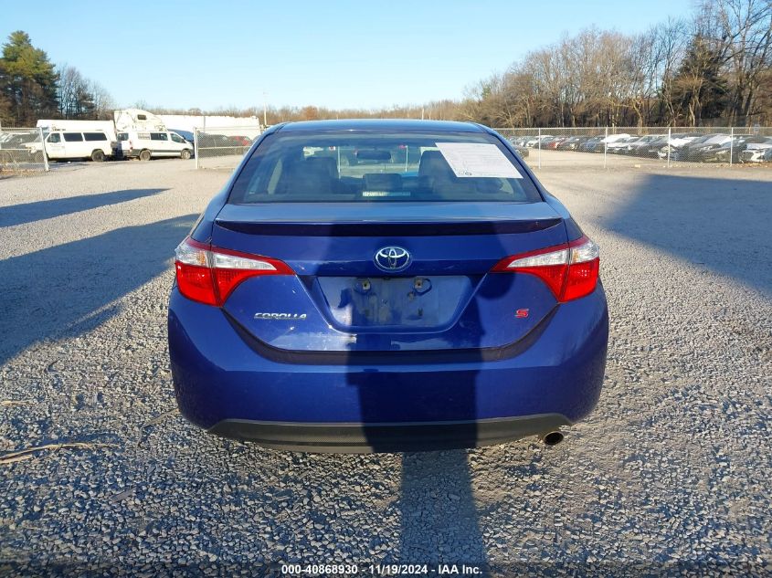 2016 Toyota Corolla S Plus VIN: 2T1BURHE0GC701459 Lot: 40868930