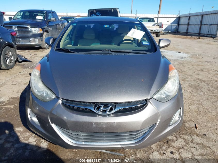 2013 Hyundai Elantra Gls VIN: 5NPDH4AEXDH179720 Lot: 40868937