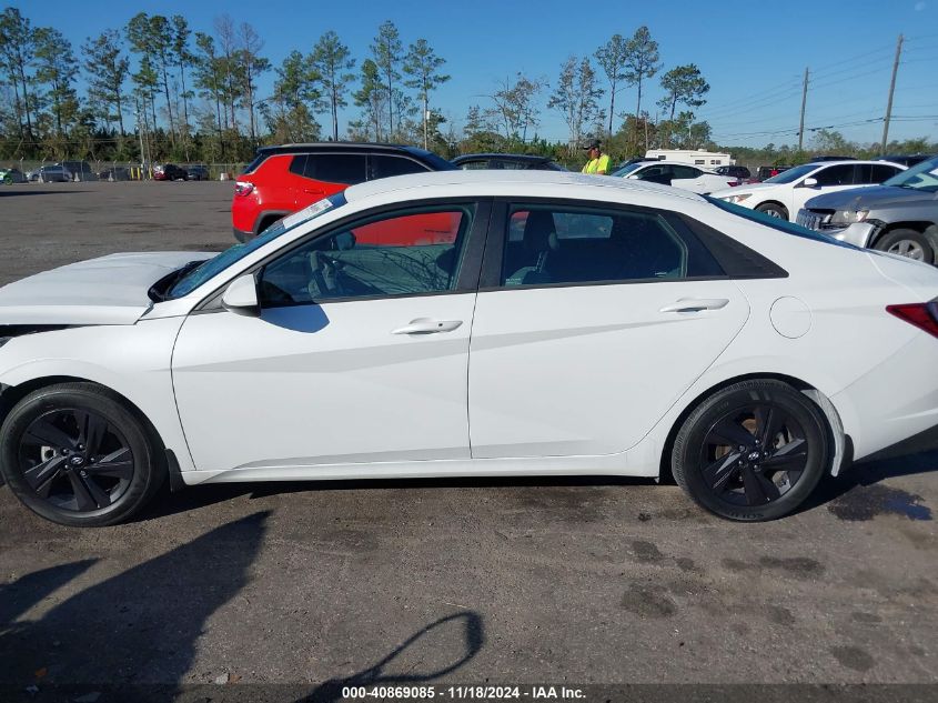 VIN 5NPLS4AGXNH077611 2022 HYUNDAI ELANTRA SEL