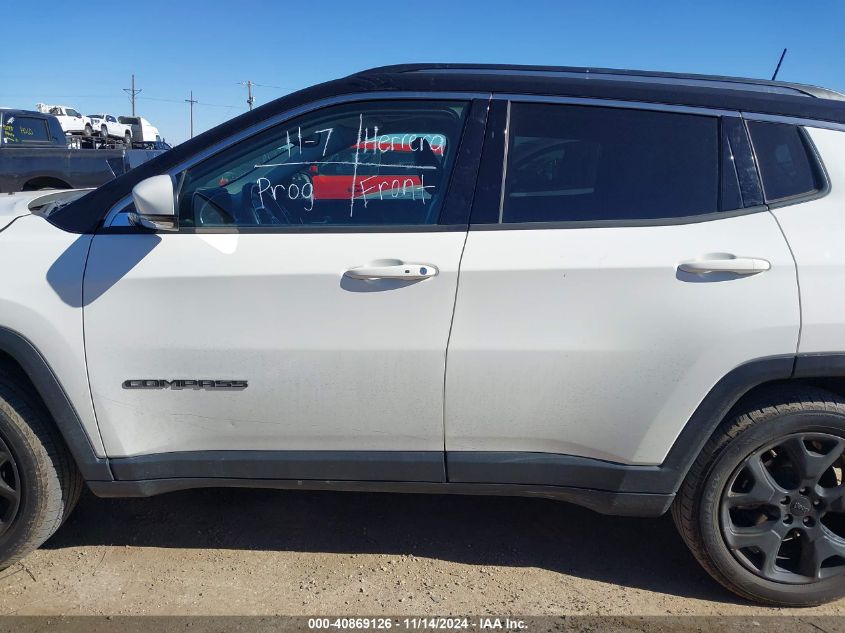 2018 Jeep Compass Limited 4X4 VIN: 3C4NJDCB5JT222691 Lot: 40869126