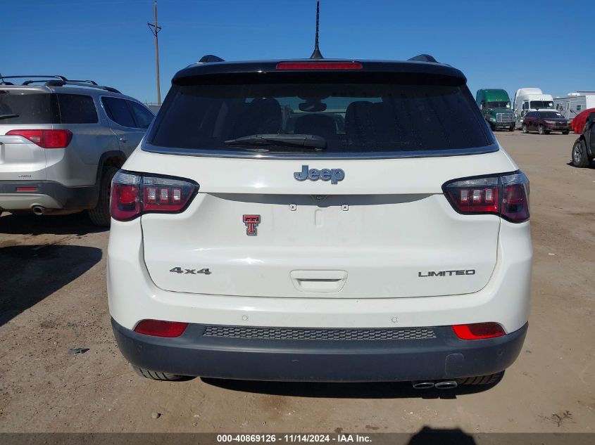 2018 Jeep Compass Limited 4X4 VIN: 3C4NJDCB5JT222691 Lot: 40869126