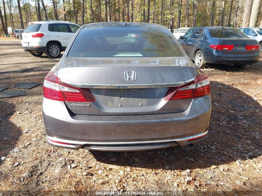 2016 Honda Accord Ex-L VIN: 1HGCR2F80GA0002 Lot: 40869152