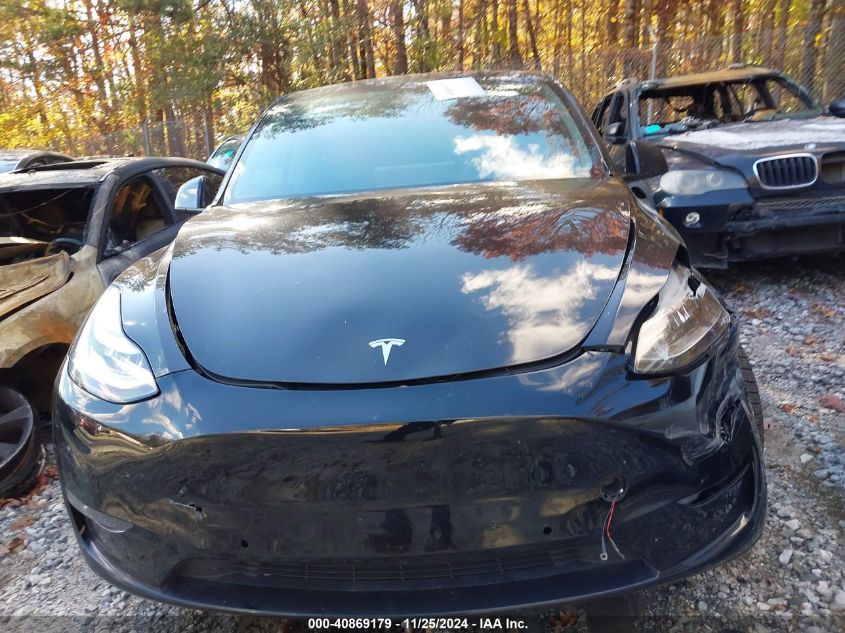 2021 Tesla Model Y Long Range Dual Motor All-Wheel Drive VIN: 5YJYGDEE7MF068149 Lot: 40869179