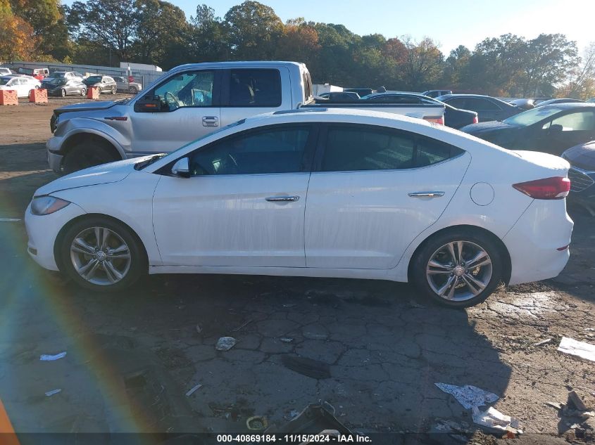 2017 Hyundai Elantra Limited VIN: 5NPD84LF6HH052832 Lot: 40869184