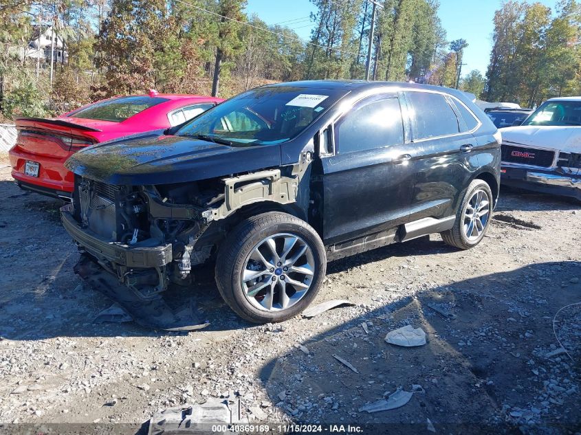 2016 Ford Edge Titanium VIN: 2FMPK4K87GBC34112 Lot: 40869189