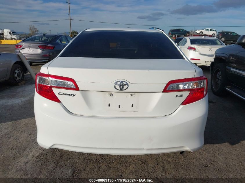 2012 Toyota Camry Le VIN: 4T1BF1FK4CU517445 Lot: 40869190