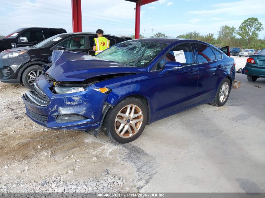 2016 Ford Fusion Se VIN: 3FA6P0H72GR163515 Lot: 40869211