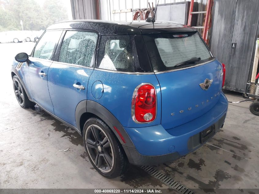 VIN WMWZB3C58DWM09910 2013 MINI COUNTRYMAN no.3