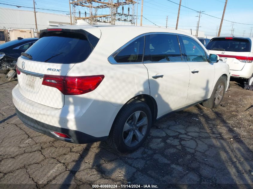 2014 Acura Mdx VIN: 5FRYD3H26EB002972 Lot: 40869224