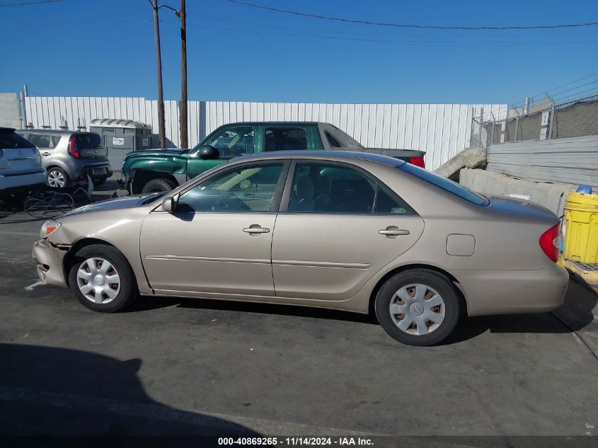 2003 Toyota Camry Le/Se/Xle VIN: JTDBE30K030166035 Lot: 40869265