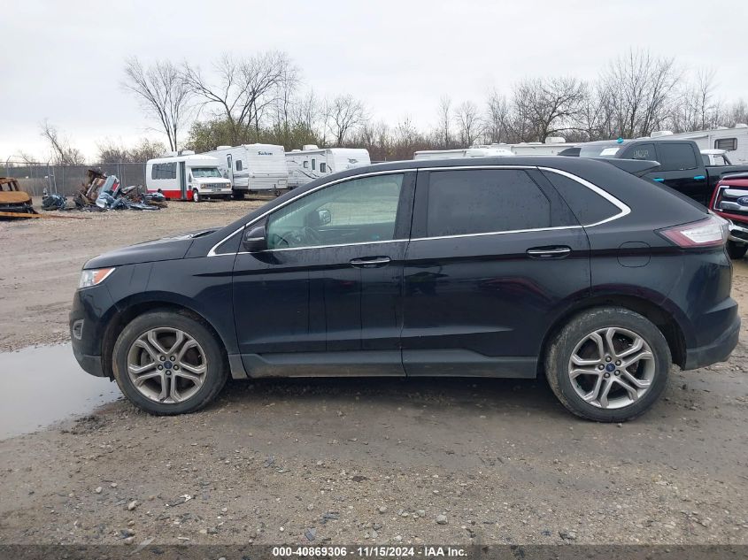 2017 Ford Edge Titanium VIN: 2FMPK4K99HBB90379 Lot: 40869306