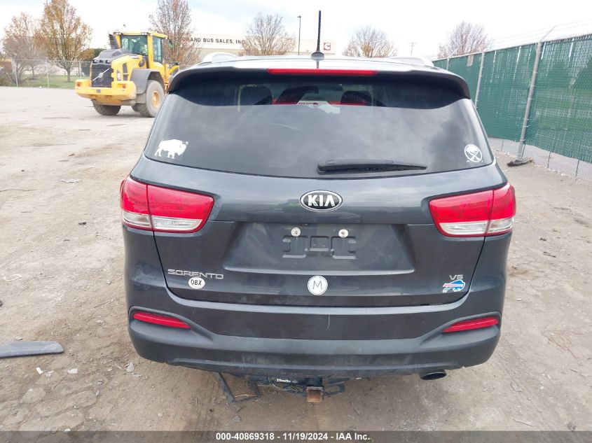 2017 Kia Sorento 3.3L Lx VIN: 5XYPGDA53HG327557 Lot: 40869318