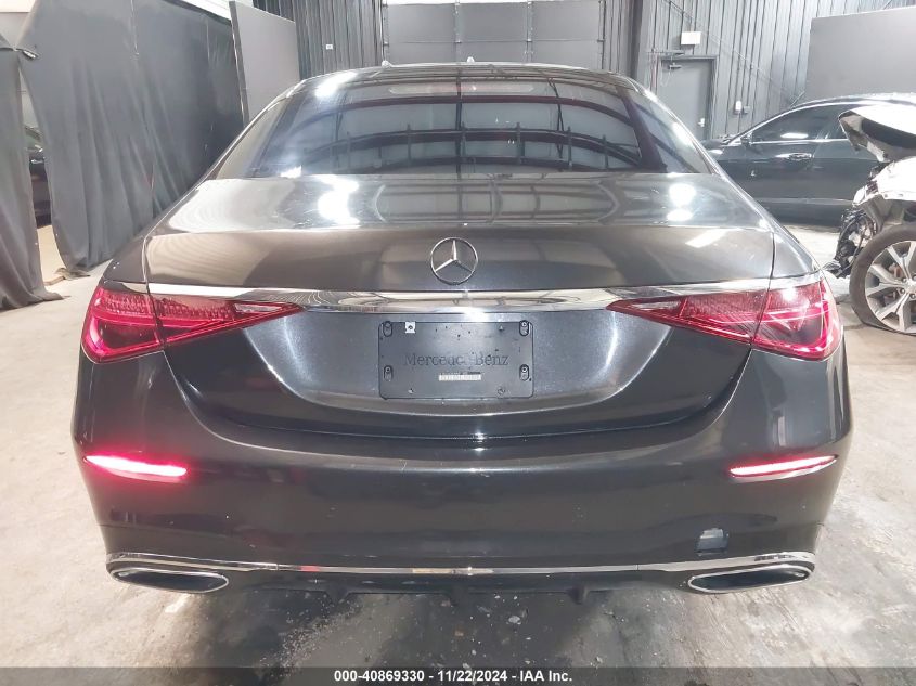 2022 Mercedes-Benz S 500 4Matic VIN: W1K6G6DB3NA071592 Lot: 40869330