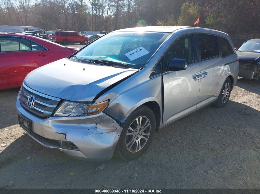 Vin: 5fnrl5h69bb016870, lot: 41358989, honda odyssey ex-l 20112