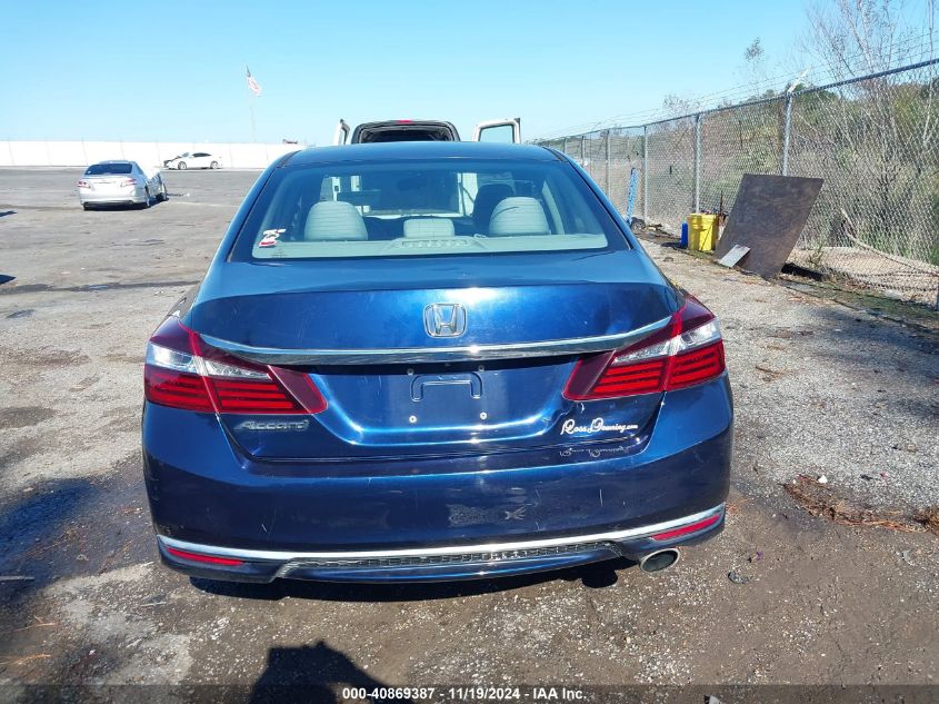 2017 Honda Accord Lx VIN: 1HGCR2F33HA165127 Lot: 40869387