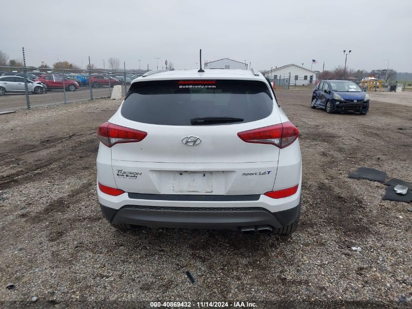 2016 Hyundai Tucson Sport VIN: KM8J33A27GU122530 Lot: 40869432