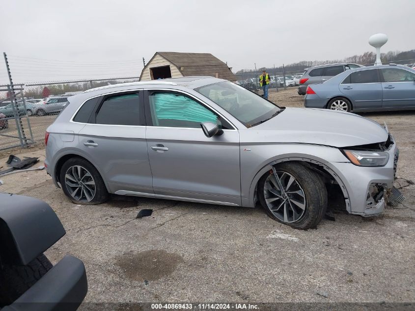 2022 Audi Q5 Premium Plus 45 Tfsi S Line Quattro S Tronic VIN: WA1EAAFY5N2058178 Lot: 40869433