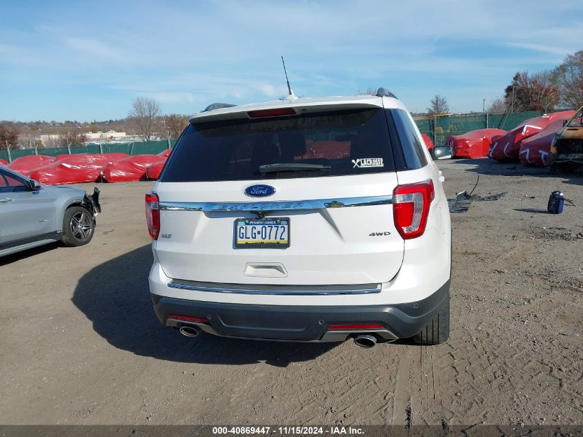 2018 Ford Explorer Xlt VIN: 1FM5K8D83J6883784 Lot: 40869447