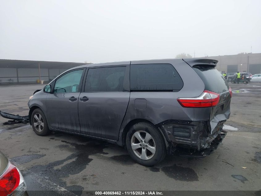 2015 Toyota Sienna L 7 Passenger VIN: 5TDZK3DC1FS666068 Lot: 40869462