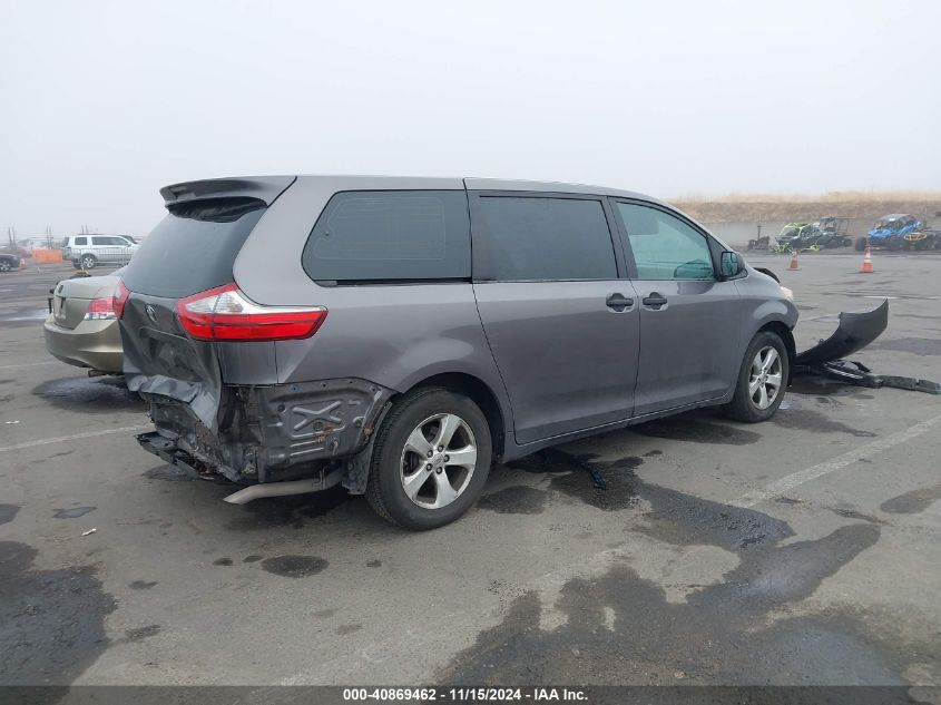 2015 Toyota Sienna L 7 Passenger VIN: 5TDZK3DC1FS666068 Lot: 40869462