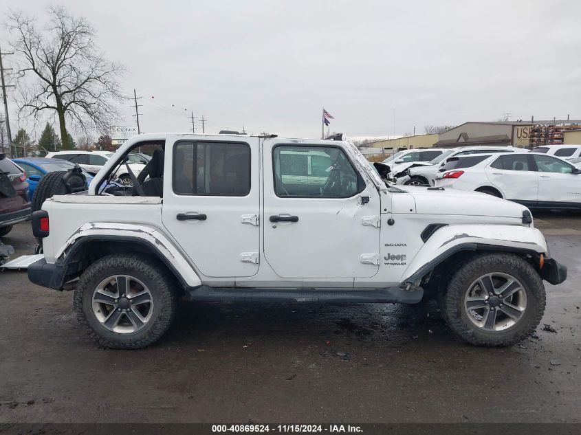 2019 Jeep Wrangler Unlimited Sahara VIN: 1C4HJXEGXKW589329 Lot: 40869524