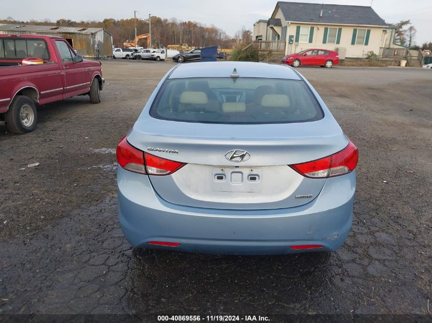 2012 Hyundai Elantra Limited (Ulsan Plant) VIN: KMHDH4AE9CU485923 Lot: 40869556