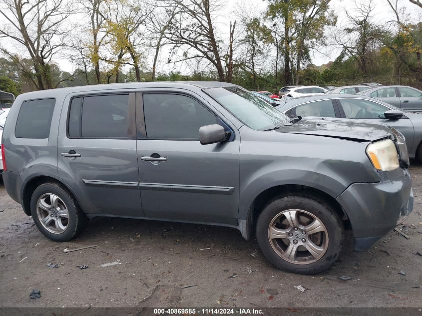 2012 Honda Pilot Ex-L VIN: 5FNYF3H53CB021305 Lot: 40869585