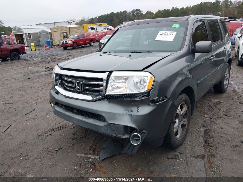 2012 Honda Pilot Ex-L VIN: 5FNYF3H53CB021305 Lot: 40869585